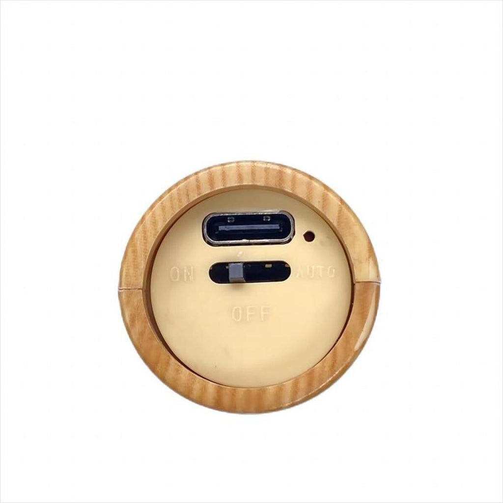 Luce notturna con sensore di movimento, luce notturna ricaricabile con sensore corporeo per interni, applique da parete a LED in legno magnetico per camera da letto, corridoio, scala, mobile, luce notturna intelligente a induzione del corpo umano