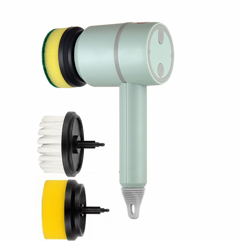 Spazzola elettrica per la pulizia dei piatti, spazzola automatica senza fili, ricaricabile tramite USB, spazzola professionale per la pulizia delle piastrelle della cucina e della vasca da bagno