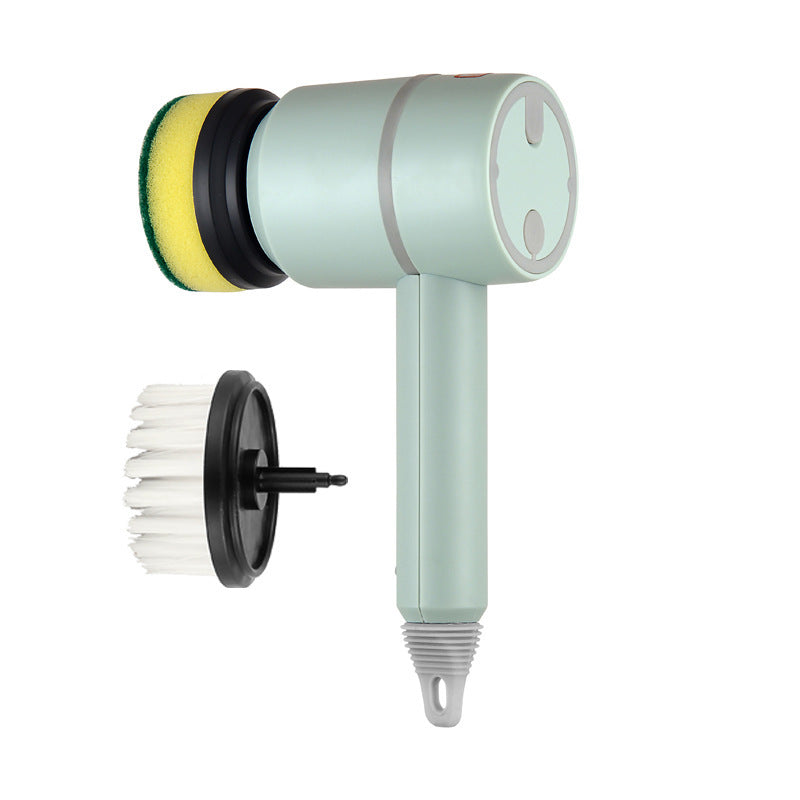 Spazzola elettrica per la pulizia dei piatti, spazzola automatica senza fili, ricaricabile tramite USB, spazzola professionale per la pulizia delle piastrelle della cucina e della vasca da bagno